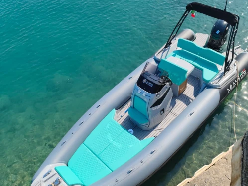 bluerib Miami23 charter bareboat or captained in  Chiavari