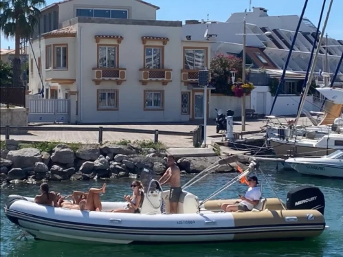 RIB rental with or without captain Lomac Mauguio
