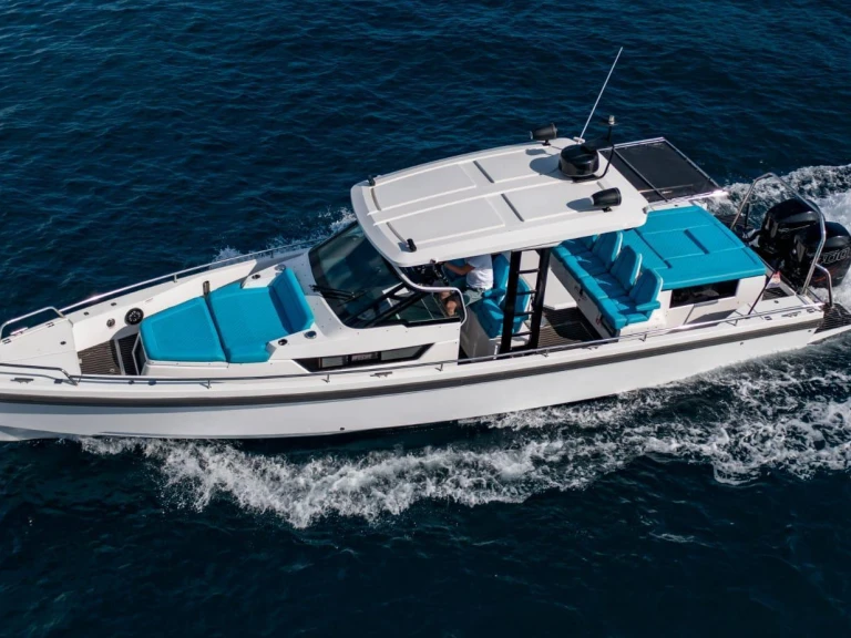 Axopar Axopar 37 Sun-Top charter bareboat or captained in  Hvar