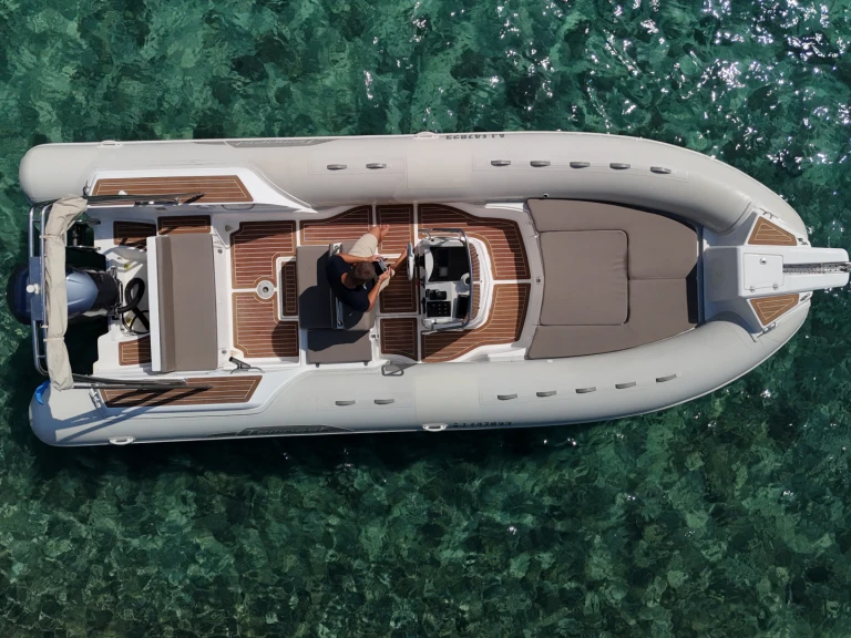 Capelli Tempest 770 charter bareboat or captained in  Bonifacio
