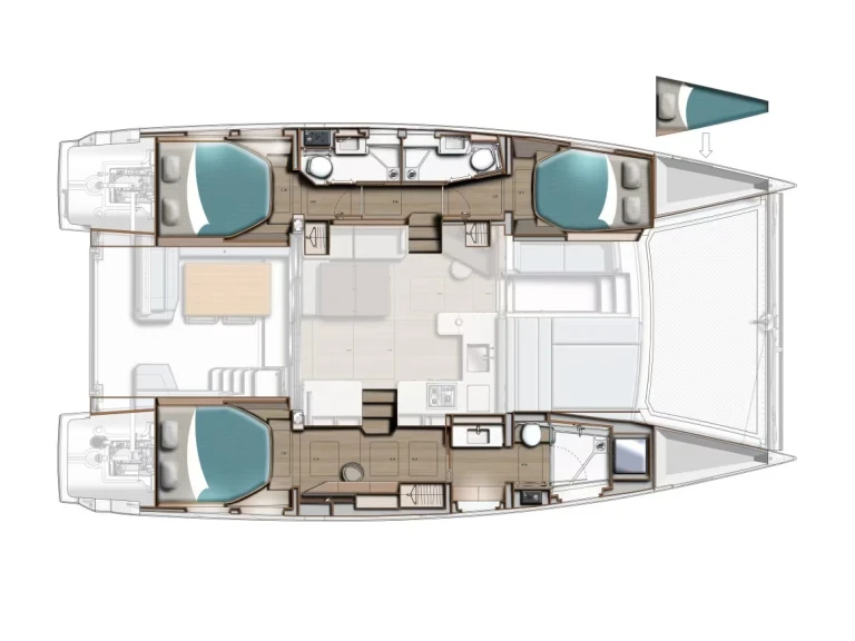 Leopard Moorings 4300 - 3 in Road Town on SamBoat