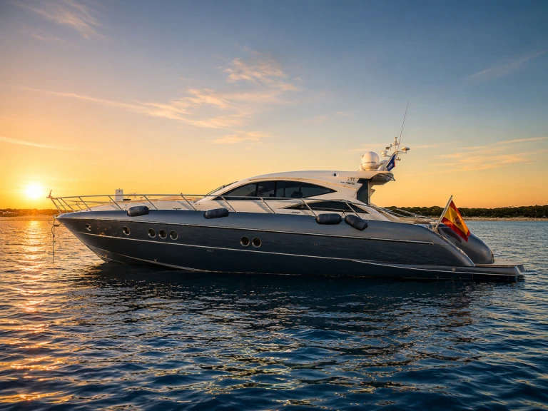 Windy Balios 53 charter bareboat or captained in  Sant Antoni de Portmany