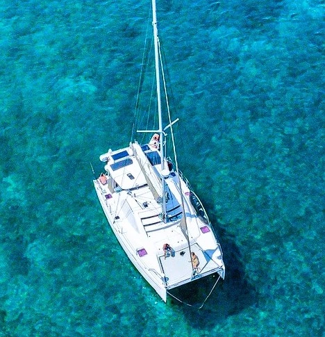 Catamaran rental with or without captain Leopard La Capte