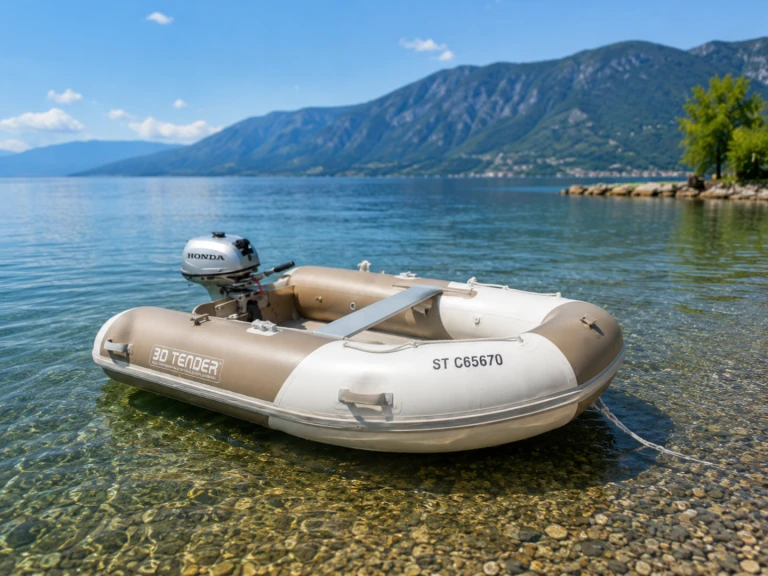 3D Tender Super Light Twin Vib Air 280 charter bareboat or captained in  Aix-les-Bains