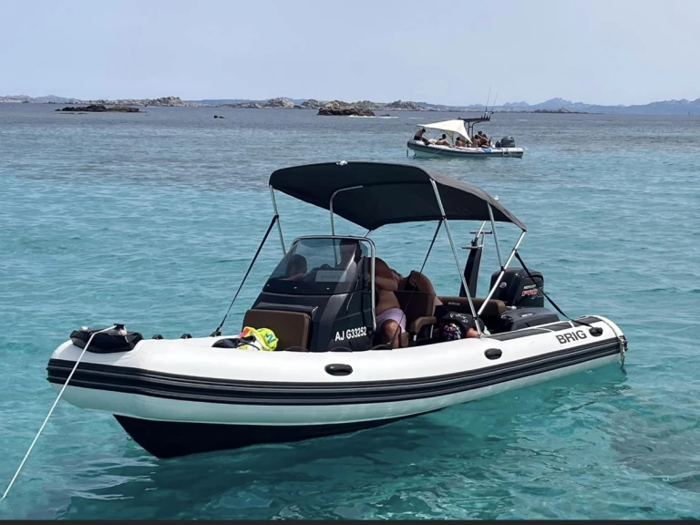 Bareboat Rental RIB Brig with a boat licence