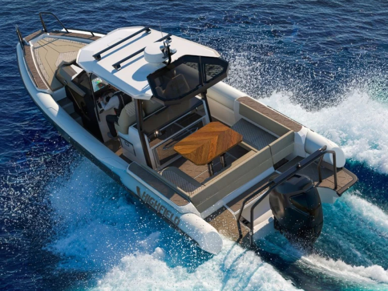 Highfield ADV9 charter bareboat or captained in  La Trinité-sur-Mer