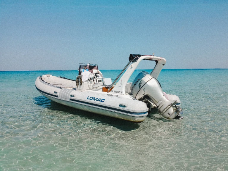 Bareboat Rental RIB Lomac with a boat licence