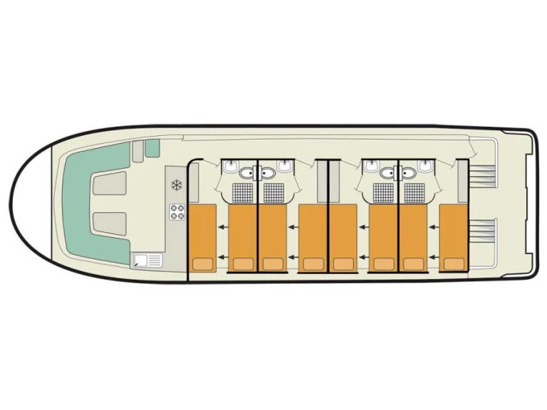 Motorboat rental with or without captain Le Boat Trèbes