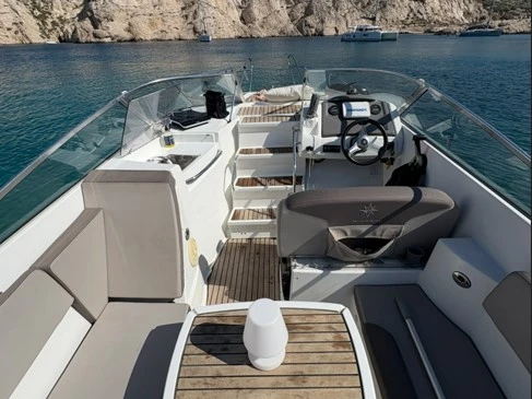 Jeanneau Cap Camarat 7.5 DC charter bareboat or captained in  Marseille