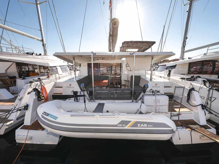 Bareboat Rental Catamaran Fountaine Pajot with a boat licence