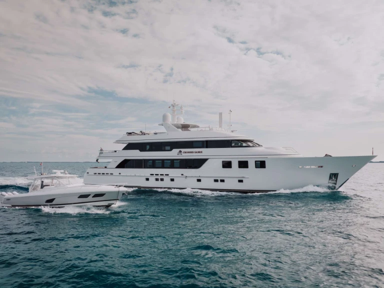 Luxury Yacht rental in Bahamas - Burger Crossed Sabre