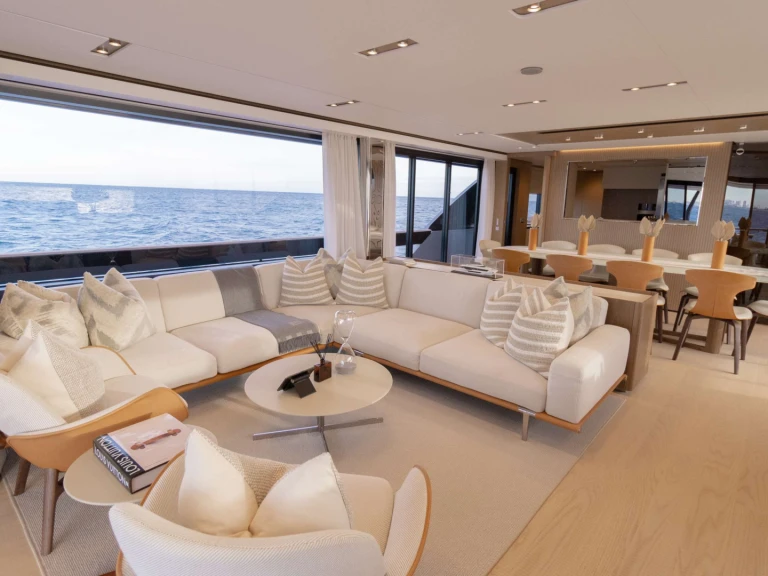 Bareboat Rental Luxury Yacht Ferretti with a boat licence