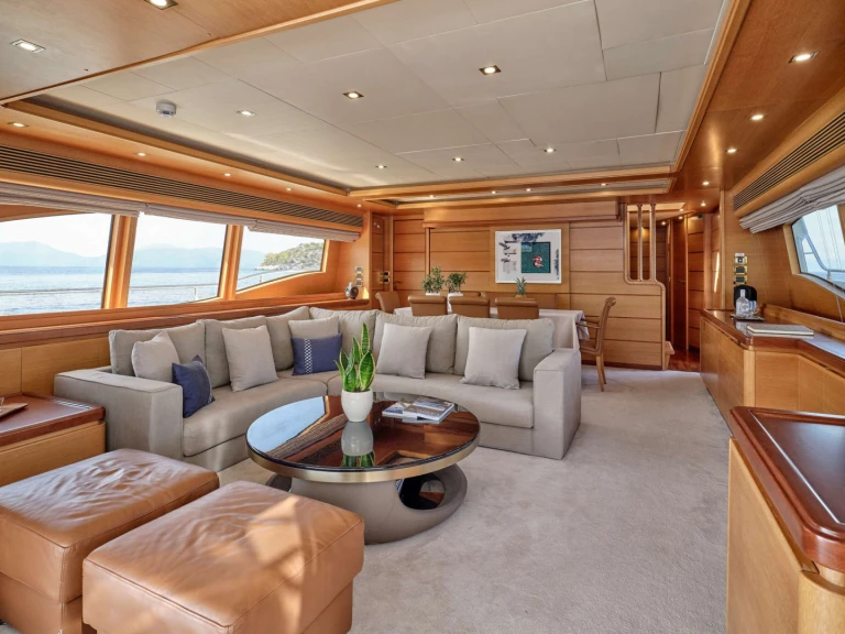Ferretti PAREAKKI charter bareboat or captained in  Athens