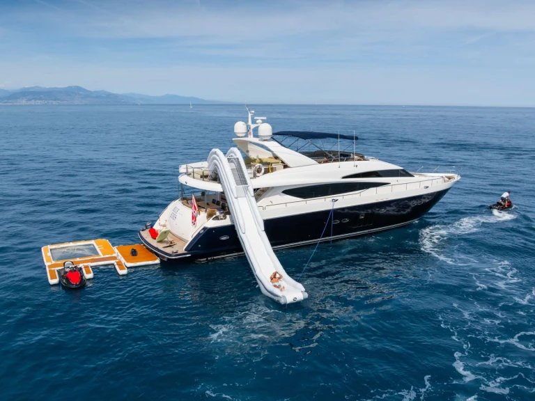 Luxury Yacht rental with or without captain Princess, UK Antibes