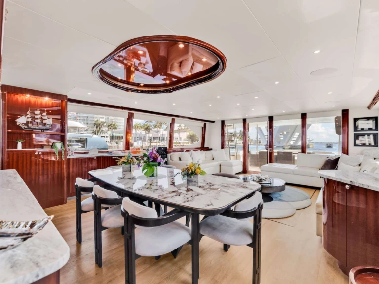 Luxury Yacht rental with or without captain Lazzara Fort Lauderdale
