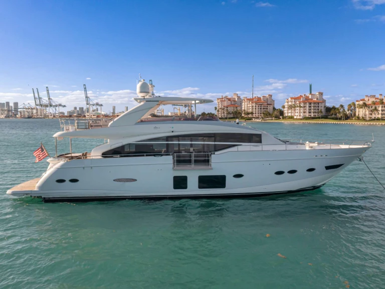Princess, UK Freedom charter bareboat or captained in  Miami Beach