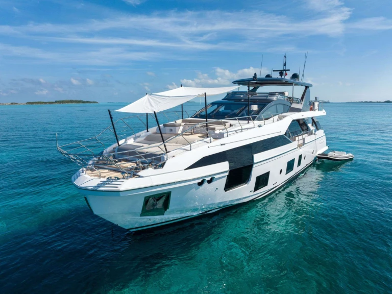 Azimut Compass charter bareboat or captained in  Bahamas