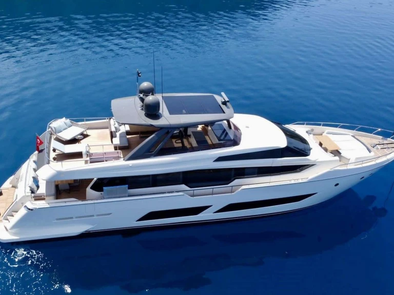 Ferretti SHERO charter bareboat or captained in  Marmaris