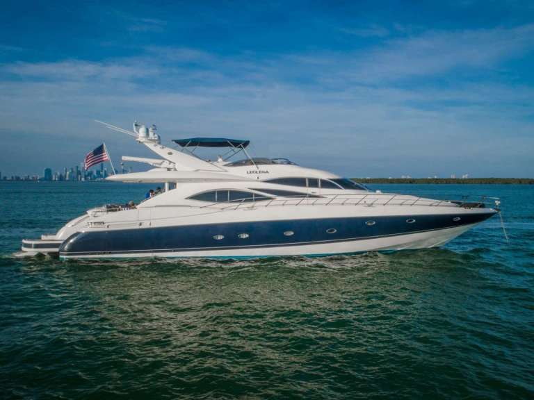 Bareboat Rental Luxury Yacht Sunseeker with a boat licence
