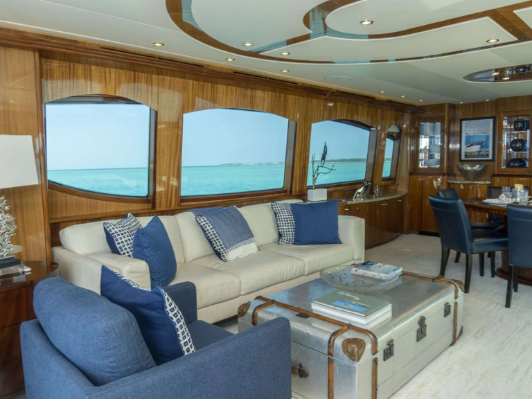 Hatteras Gail Force II charter bareboat or captained in  Nassau