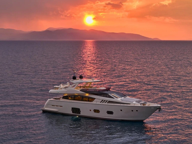 Luxury Yacht rental in Athens - Ferretti BON BON 