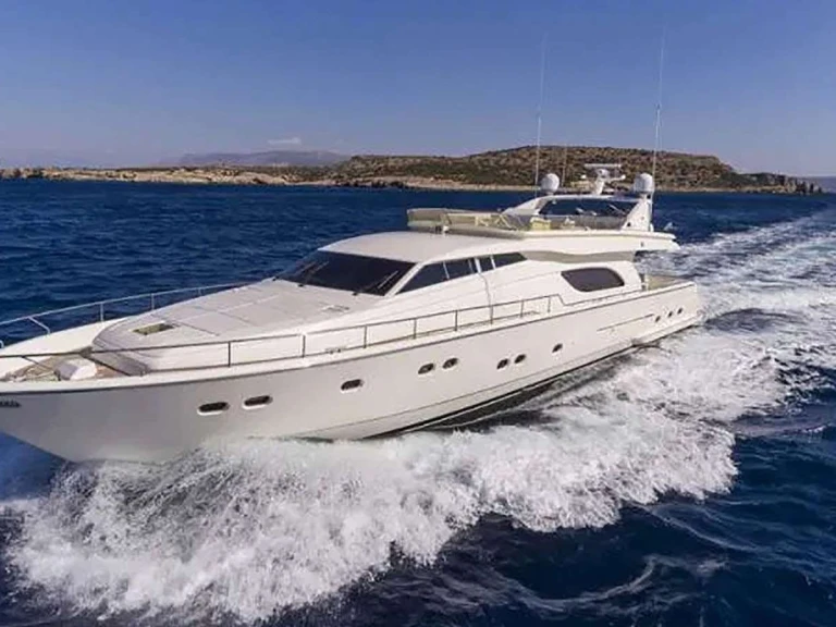 Luxury Yacht rental in Athens - Ferretti LAZY DAYS