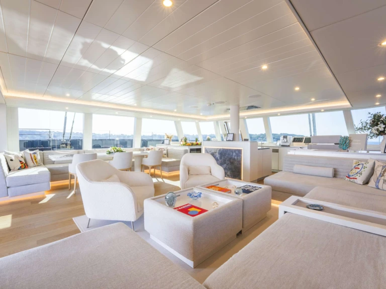 Sunreef Halcyon charter bareboat or captained in  Naples
