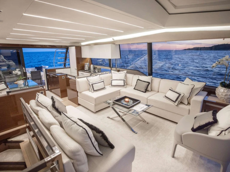 Prestige Yachts Apollonia charter bareboat or captained in  French Riviera