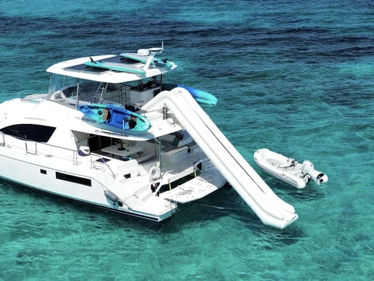 Bareboat Rental Luxury Yacht Robertson and Caine with a boat licence