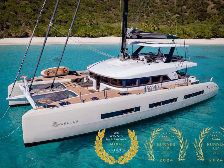 Lagoon AEOLUS 77 charter bareboat or captained in  British Virgin Islands (BVI)