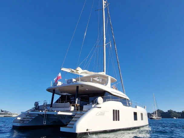 Sunreef ANKAWER VI charter bareboat or captained in  Naples