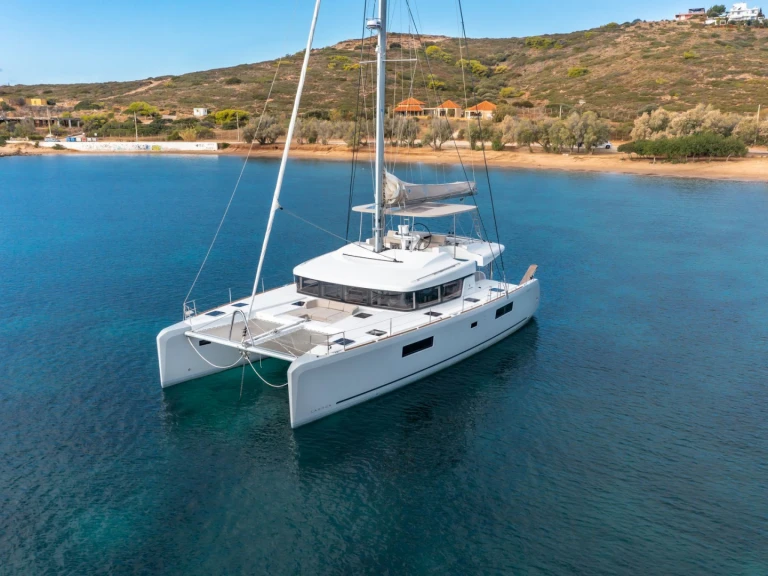 Lagoon MADININA charter bareboat or captained in  Skiathos