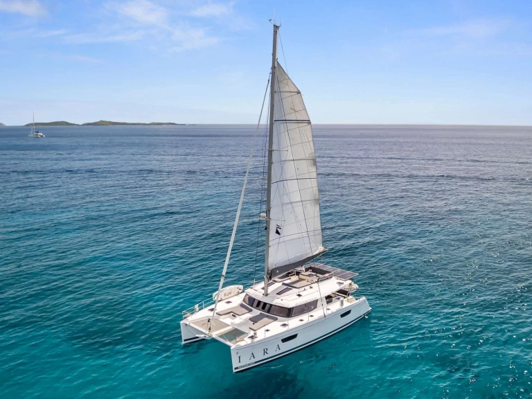 Bareboat Rental Luxury Yacht Fountaine Pajot with a boat licence