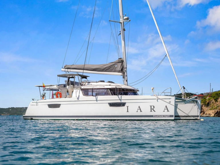 Fountaine Pajot IARA charter bareboat or captained in  British Virgin Islands (BVI)