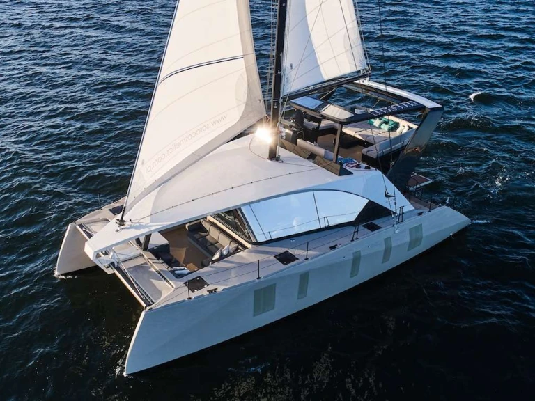 Bareboat Rental Luxury Yacht Wave Catamarans with a boat licence