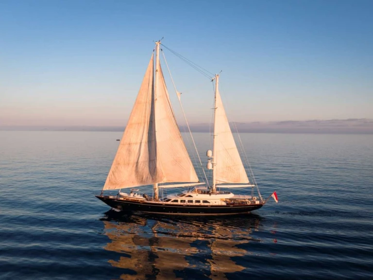 Bareboat Rental Luxury Yacht Perini Navi with a boat licence