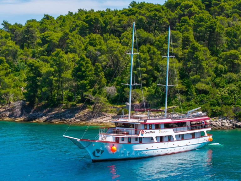  Custom Built Aluminum Cutter Carpe Diem charter bareboat or captained in  Trogir