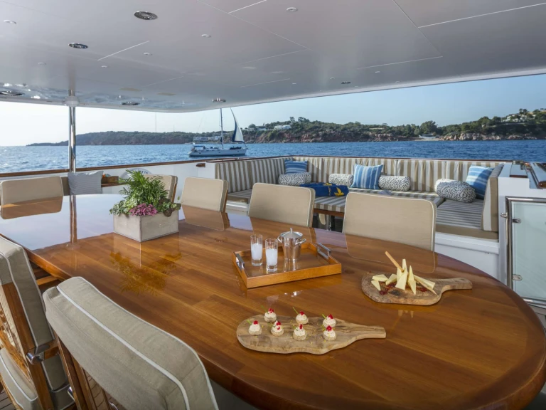 Bareboat Rental Luxury Yacht Feadship with a boat licence