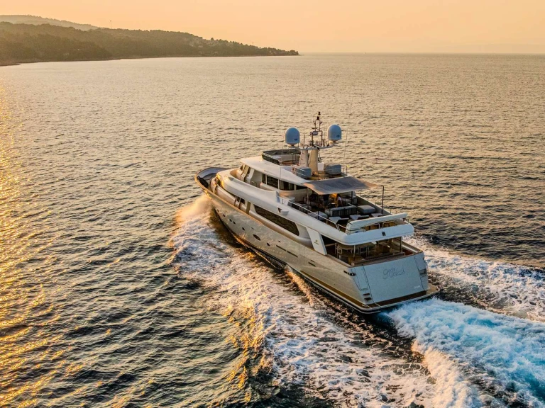 Bareboat Rental Luxury Yacht Ferretti with a boat licence
