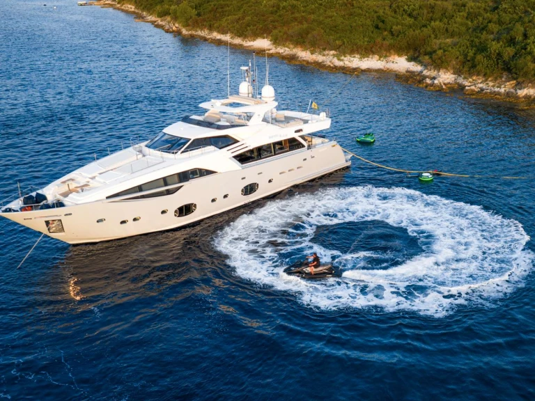 Luxury Yacht rental with or without captain Ferretti Rogoznica