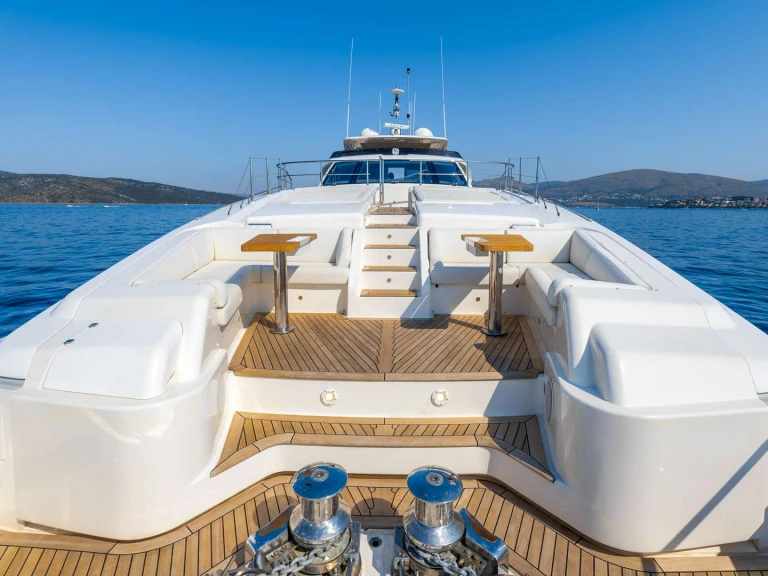 Bareboat Rental Luxury Yacht Ferretti with a boat licence