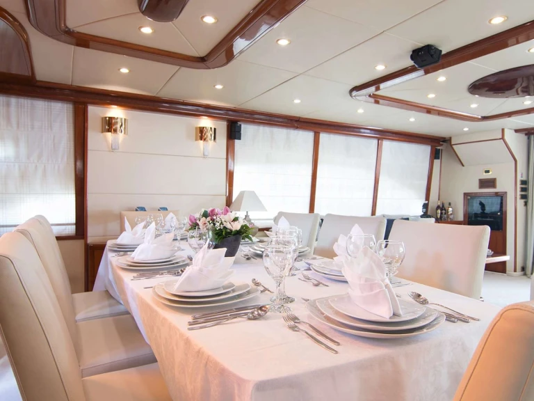 Bareboat Rental Luxury Yacht Giant with a boat licence