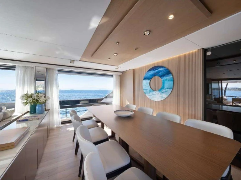 Ferretti IANASSA charter bareboat or captained in  Athens