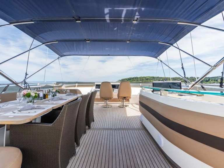 Princess, UK BLUE EYES charter bareboat or captained in  Antibes