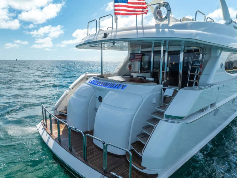 Luxury Yacht rental with or without captain Lazzara Fort Lauderdale