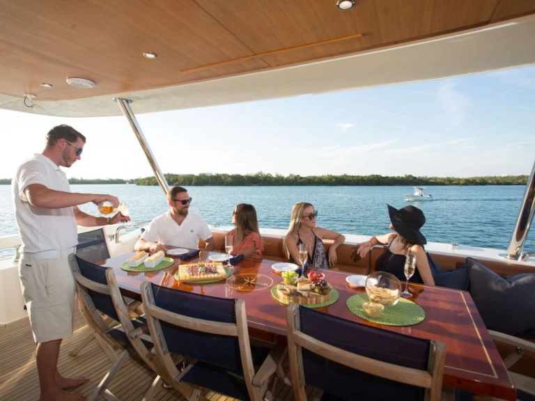 Bareboat Rental Luxury Yacht Aicon with a boat licence