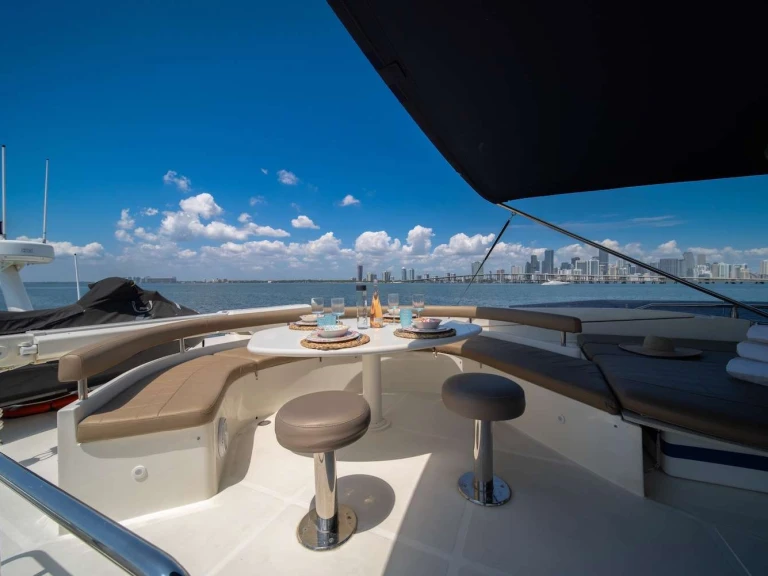 Bareboat Rental Luxury Yacht Ferretti with a boat licence