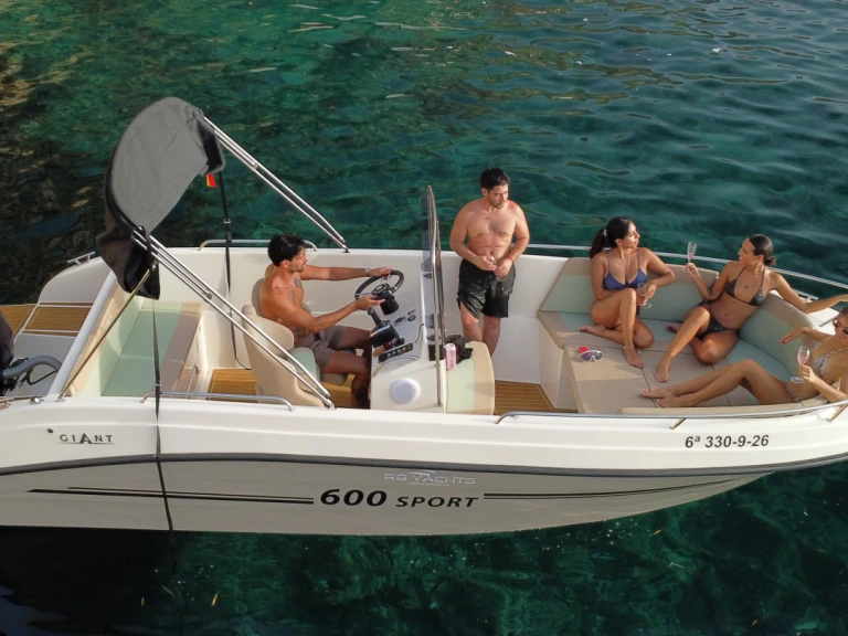 Motorboat for rent Sant Antoni de Portmany at the best price