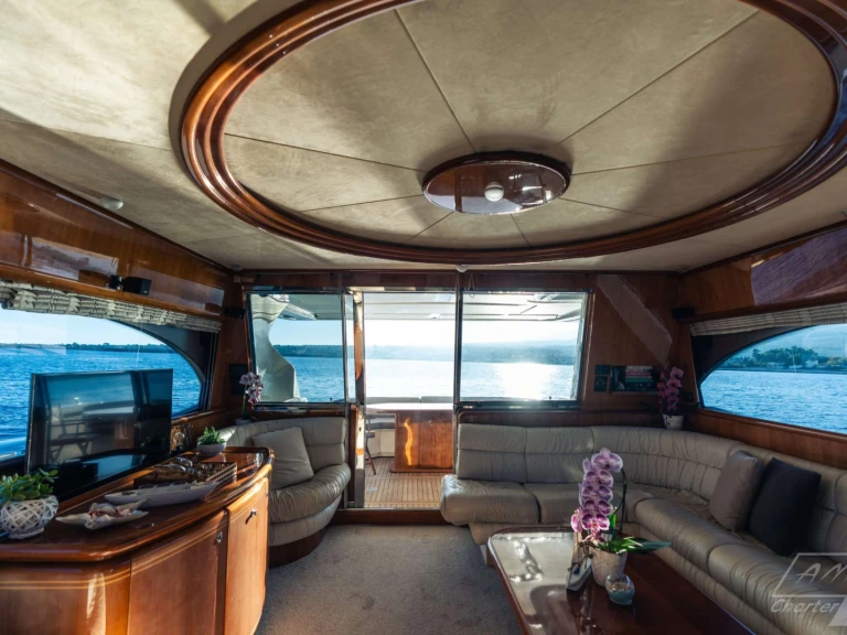 Ferretti Angelica charter bareboat or captained in  Riposto