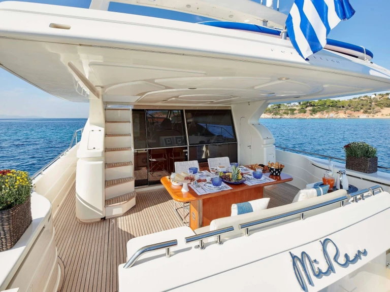 Ferretti MIREN charter bareboat or captained in  Athens